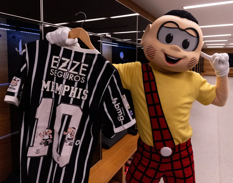 Corinthians lança coleção com Cascão e ativa parceria com a Turma da Mônica