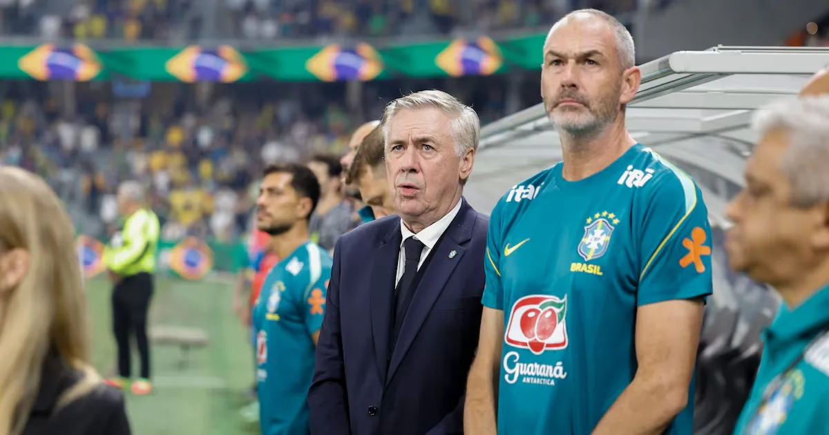Ancelotti pede calma após empate do Brasil e promete mudanças contra a Austrália