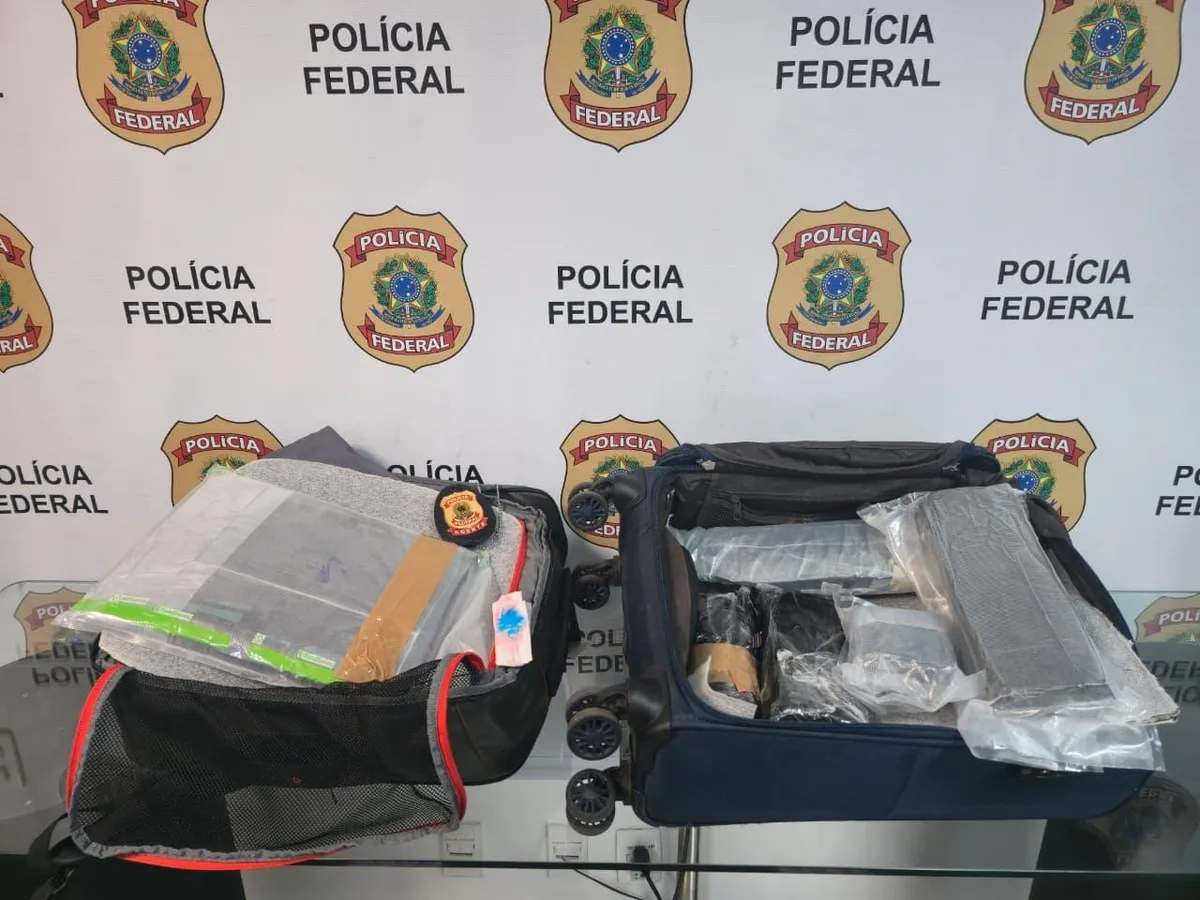 Jovem é preso com cerca de 5,5 kg de cocaína no Galeão
