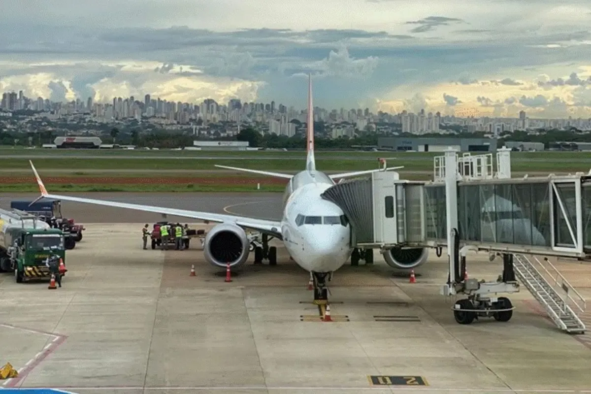 GOL cancela voo após aeronave retornar a Goiânia por falha técnica