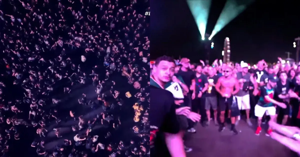 Tico Santa Cruz puxa roda punk durante apresentação do Detonautas no Rock in Rio