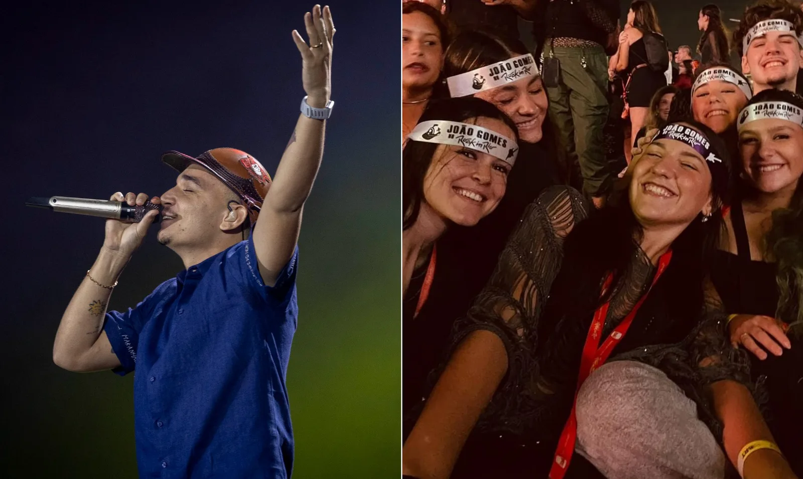 João Gomes reúne fãs que trocaram ingressos para vê-lo no Rock in Rio