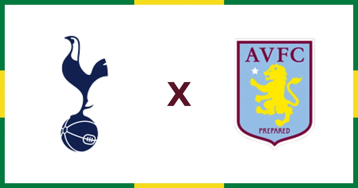 Tottenham x Aston Villa: horário e transmissão pela Premier League