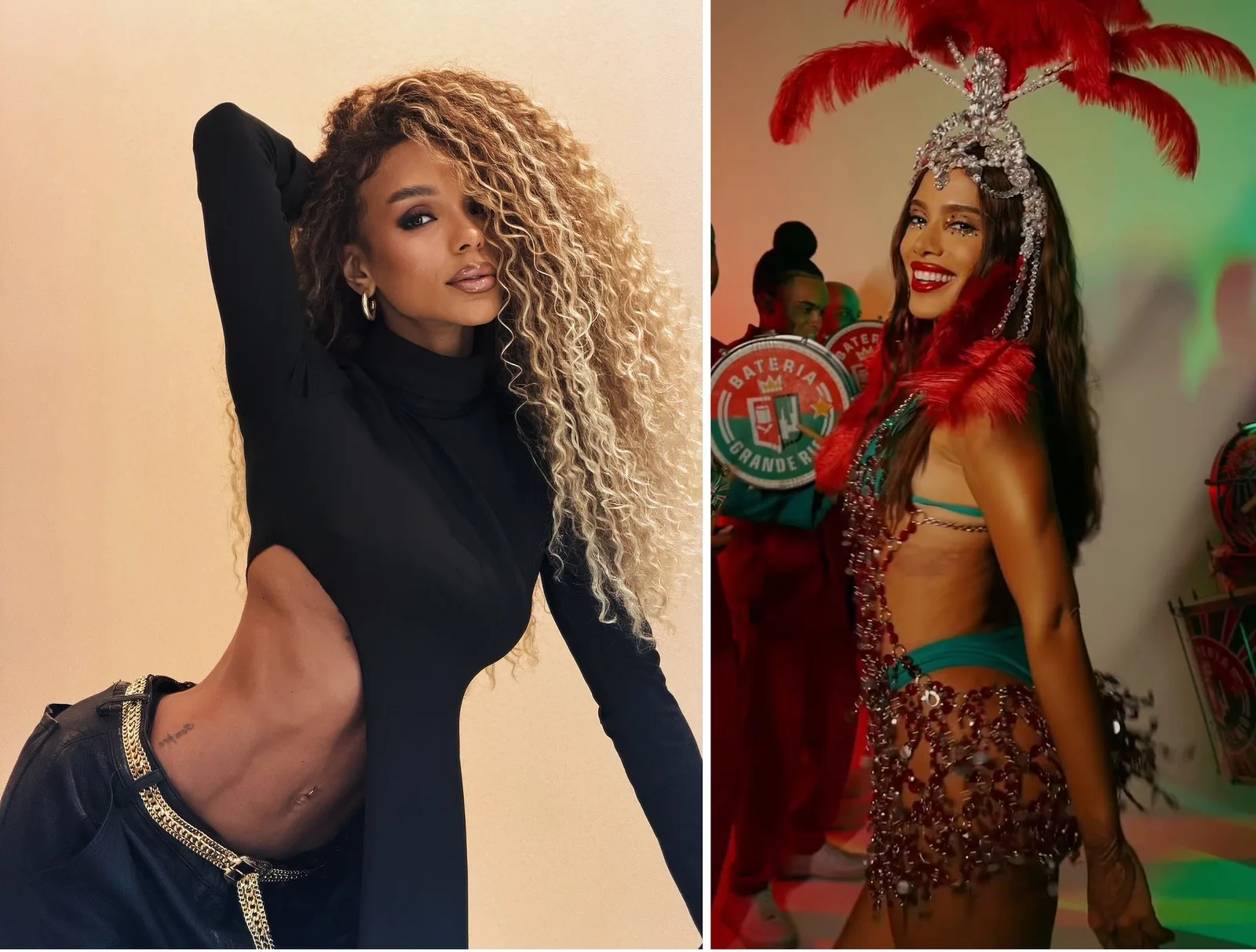 Brunna mantém posto de musa da Grande Rio e confirma coroação de Anitta