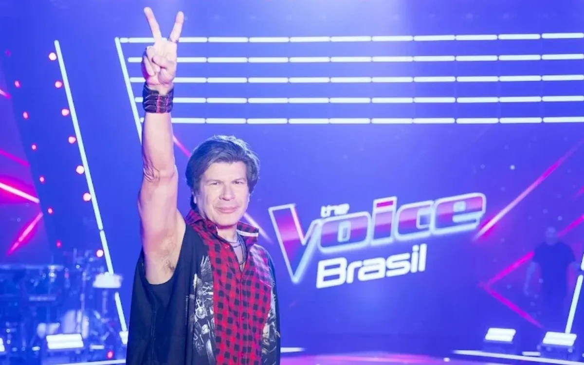 Paulo Ricardo defende força do rock ao retornar ao The Voice Brasil