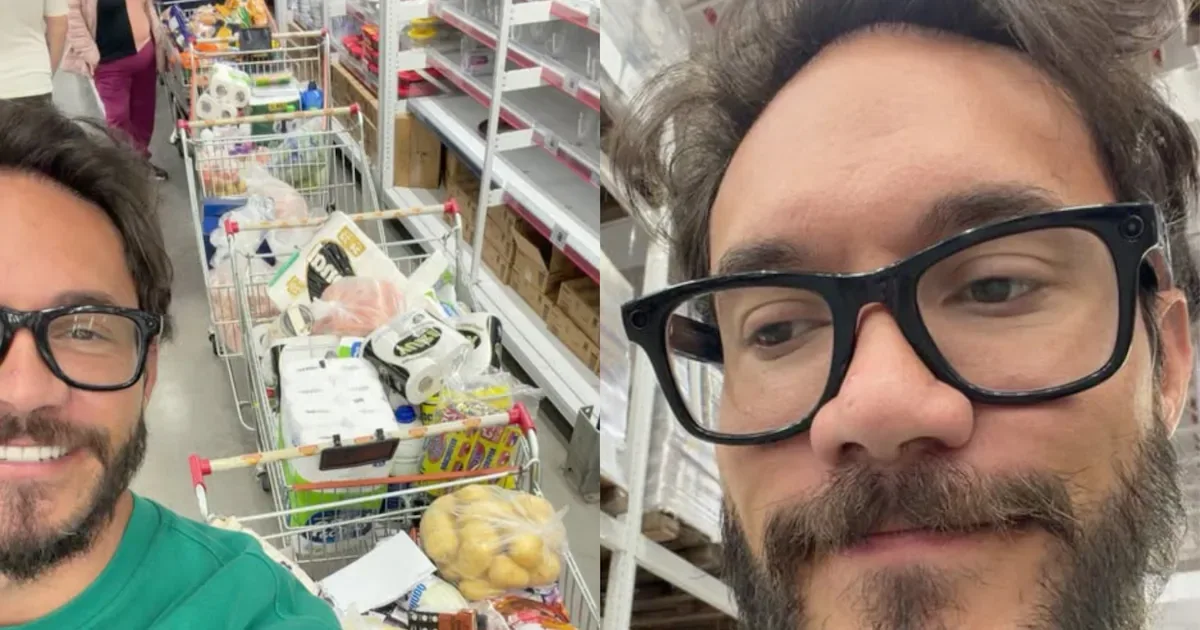 Eliezer enfrenta fila de 1h15 ao fazer compras durante o feriado