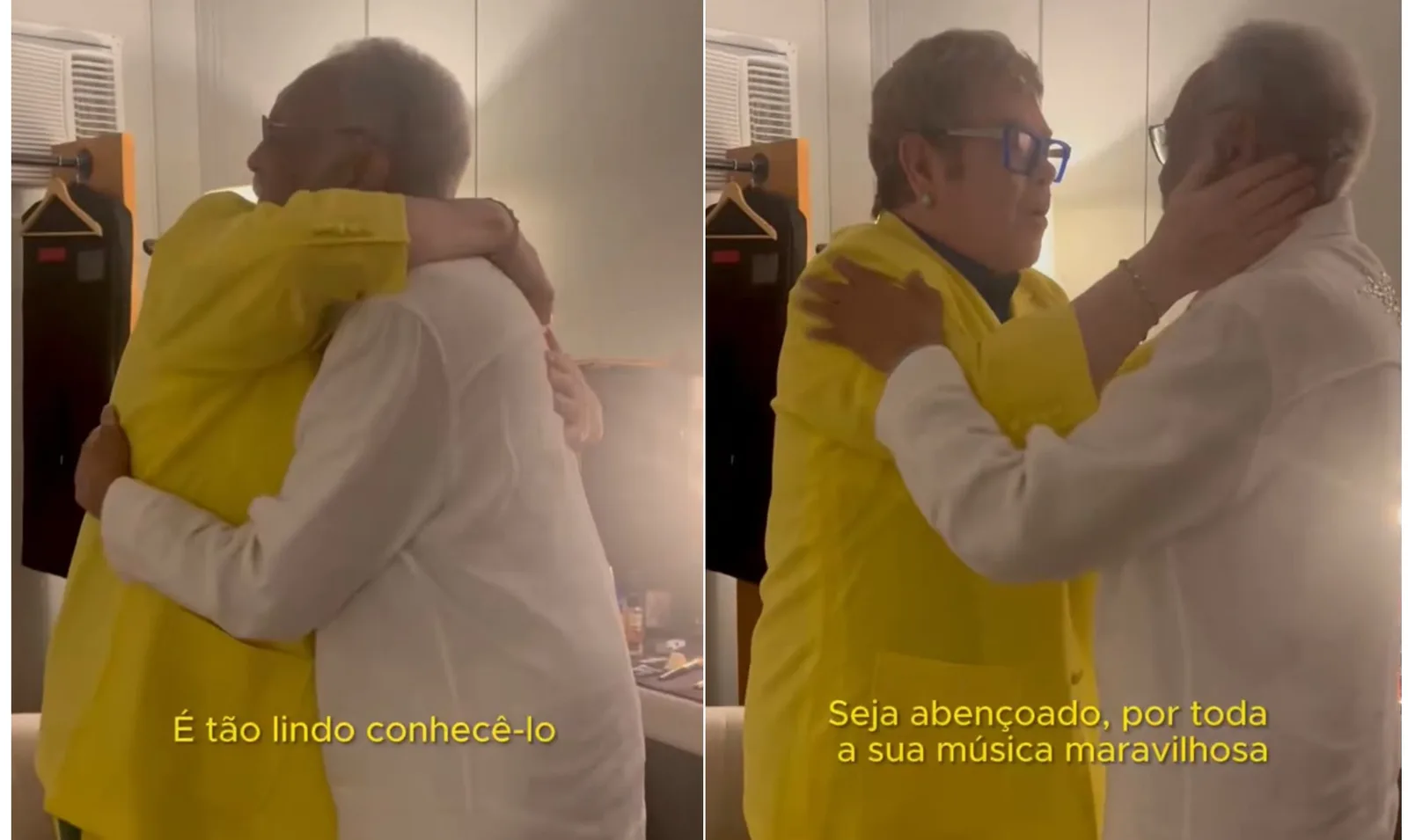 Elton John e Gilberto Gil trocam elogios após shows no Rock in Rio