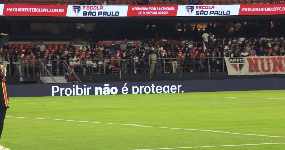 São Paulo mantém patrocínio de bets em jogo contra o Santos após MP