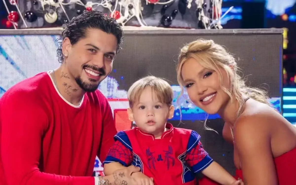 Filho de Virginia Fonseca e Zé Felipe leva cinco pontos no nariz