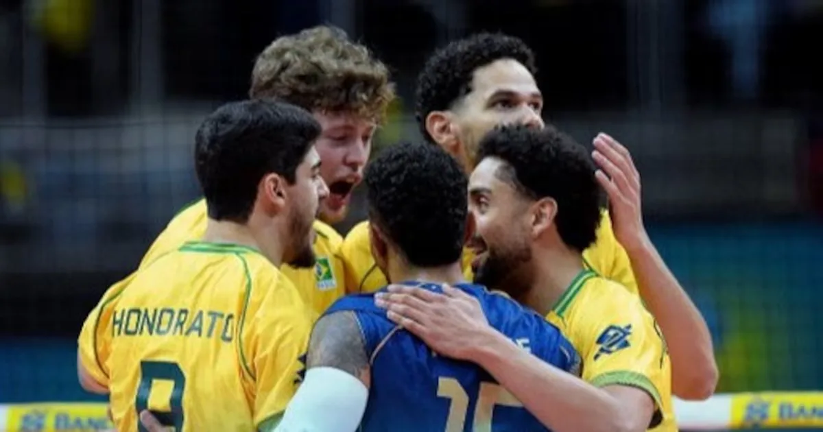 Brasil supera a Bolívia por 3 a 0 no Sul-Americano de vôlei masculino