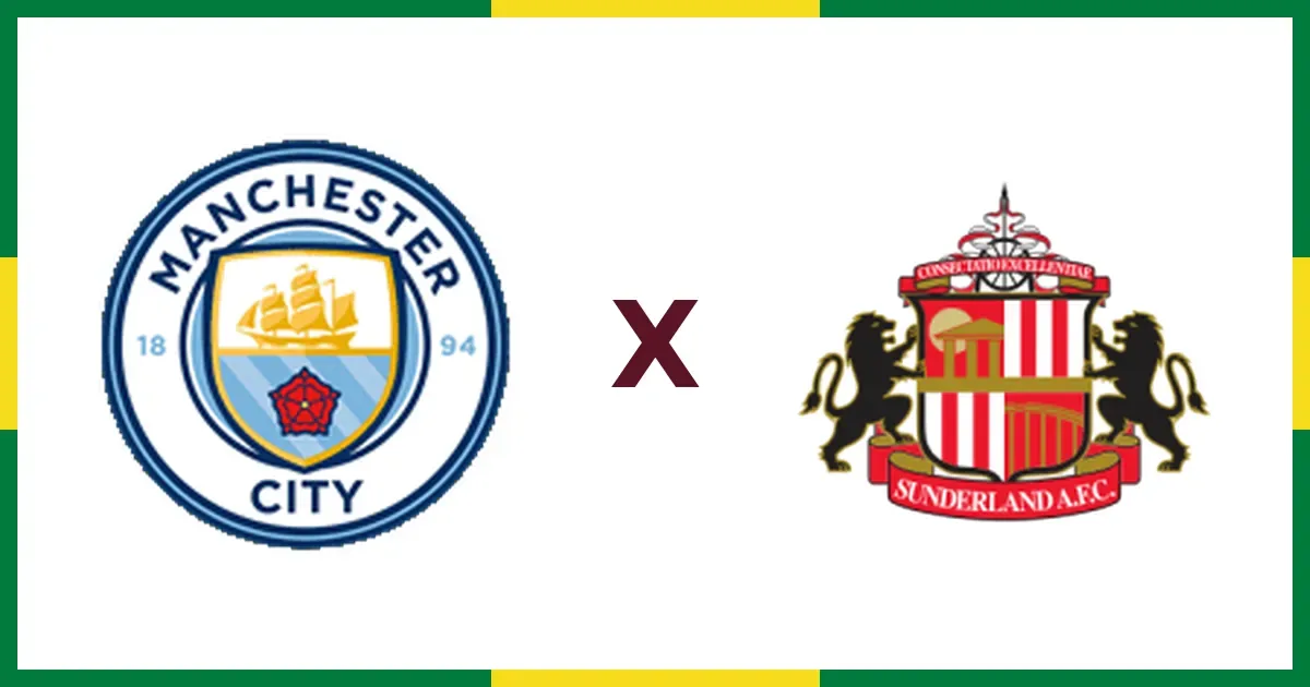 Manchester City x Sunderland: onde assistir e prováveis escalações