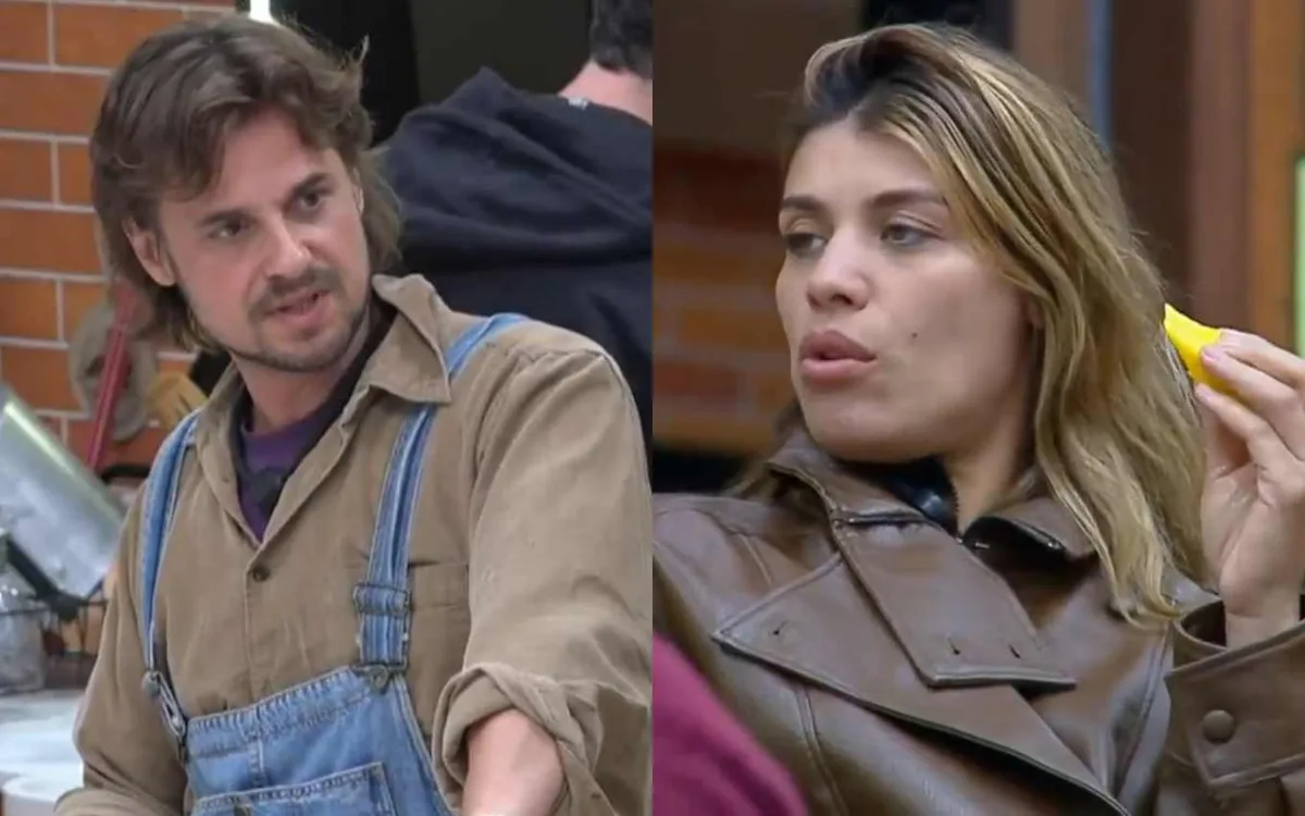 Daniel Erthal e Fran Almeida discutem após fofoca em A Fazenda 18