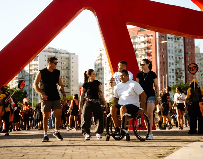 Medalhistas paralímpicos visitam o Rock in Rio e destacam acessibilidade