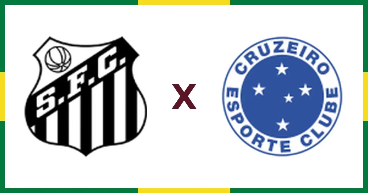 Santos e Cruzeiro duelam por objetivos distintos na tabela do Brasileirão