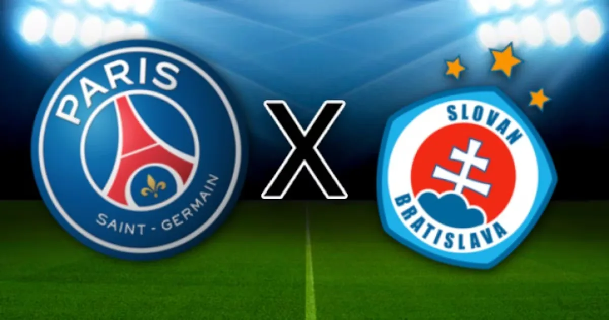 PSG estreia contra o Slovan Bratislava na Champions League nesta quarta