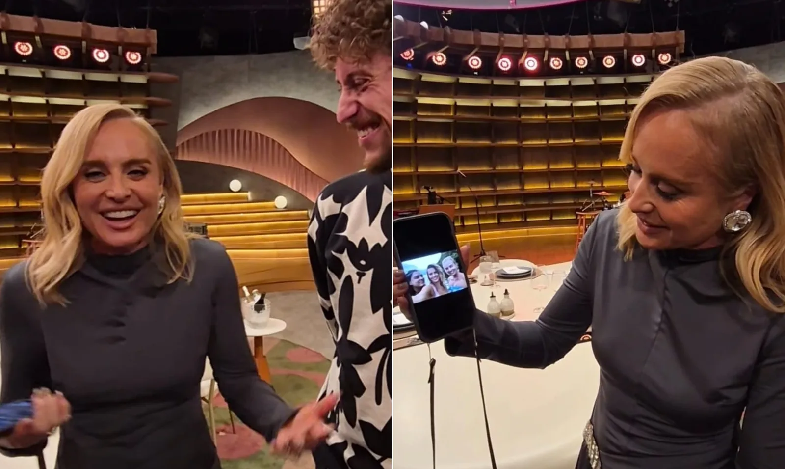 Angélica se emociona ao rever foto com Preta Gil e Carolina Dieckmann