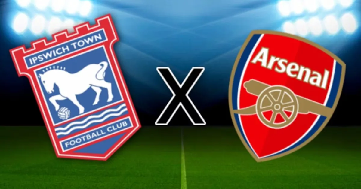 Ipswich Town e Arsenal duelam pela Copa da Liga Inglesa nesta terça