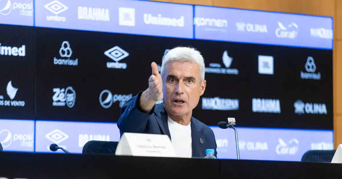 Grêmio demite Luís Castro e terá Felipão contra o Botafogo