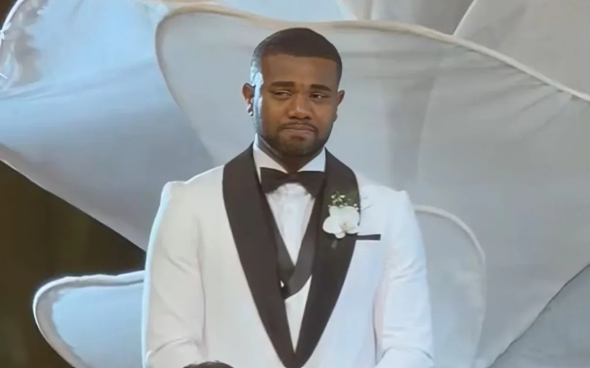 Casamento de Davi Brito tem convidados barrados e emoção no altar