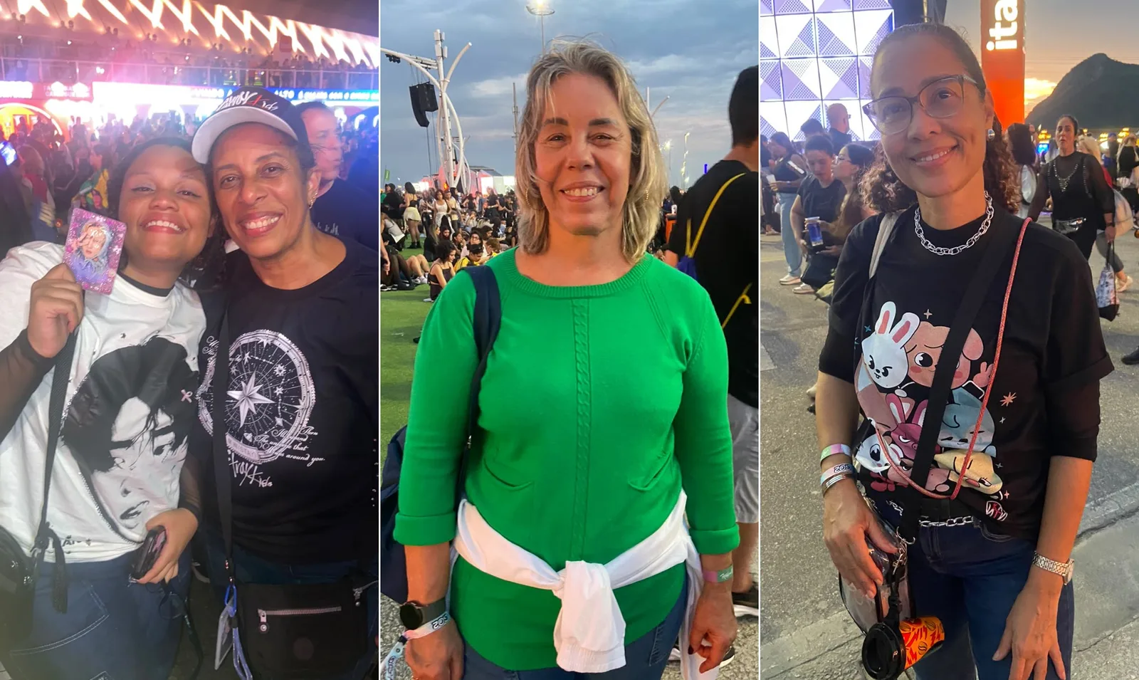 Fãs maduras de K-pop curtem shows do Rock in Rio ao lado de amigas e filhas