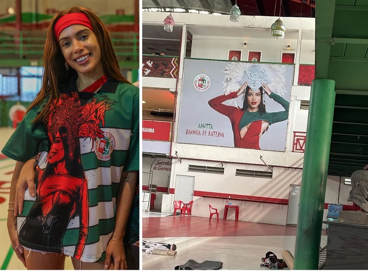Grande Rio prepara apresentação de Anitta como rainha de bateria