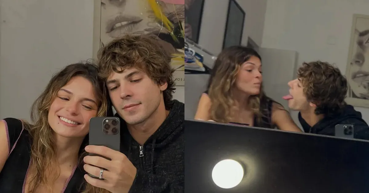 Lucca Picon publica fotos românticas ao lado de Luana Marquezine