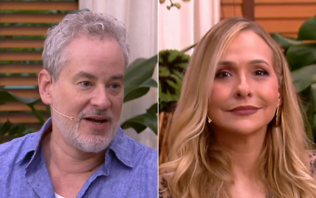 Maria Beltrão critica Ademir durante conversa com Dan Stulbach no É de Casa
