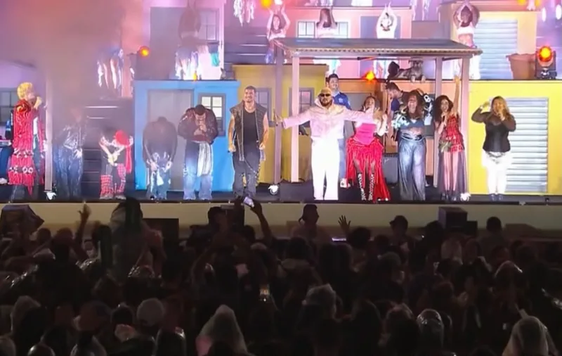 Belo leva dez participantes de Estrela da Casa ao palco do Rock in Rio