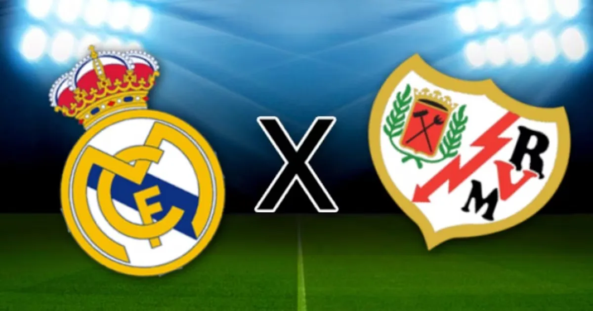 Real Madrid aposta em Mbappé e Vinícius contra o Rayo Vallecano