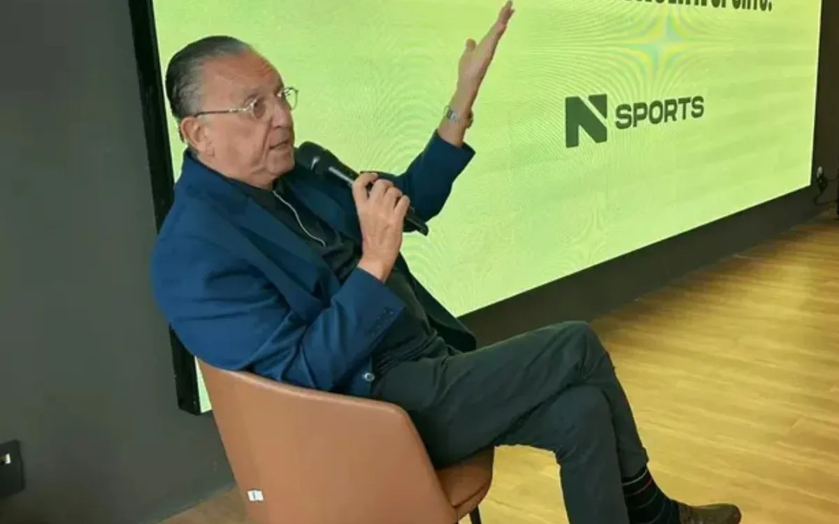 Galvão Bueno encerra parceria com a N Sports após ação contra o SBT