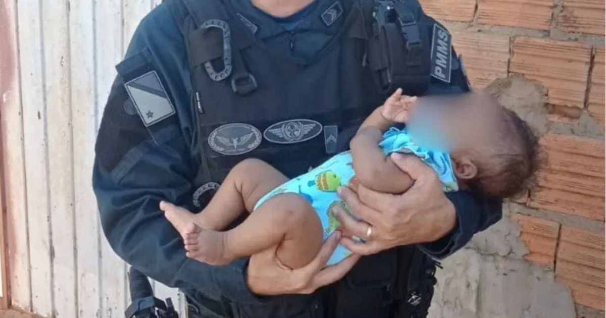 Bebê de três meses é encontrado após pais serem detidos em Campo Grande