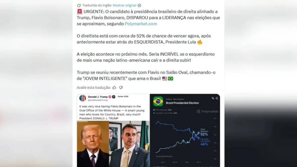 Renan Santos e Missão pedem ao TSE investigação de perfis pagos pró-Flávio Bolsonaro