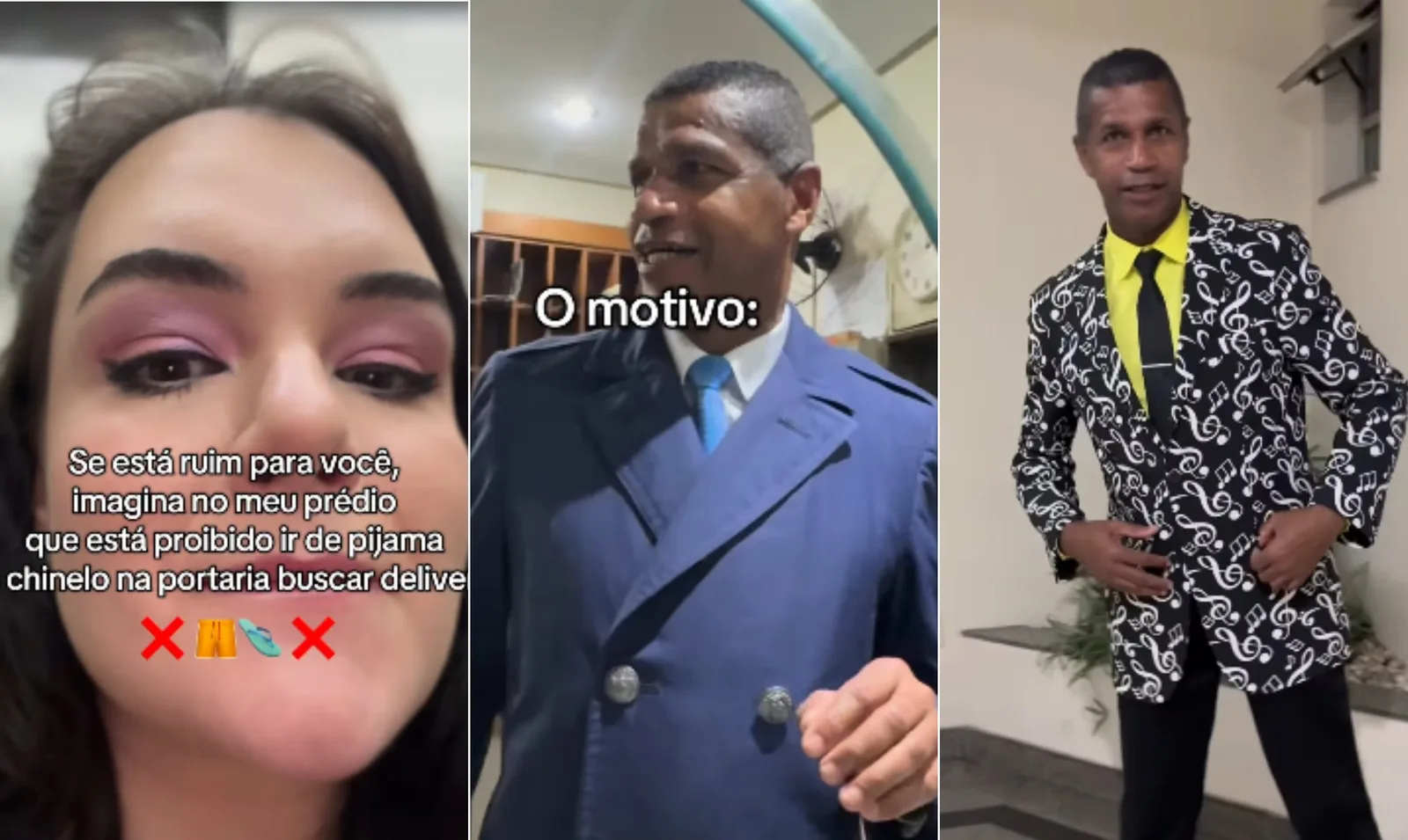 Porteiro de Belo Horizonte viraliza com ternos e looks elaborados na portaria