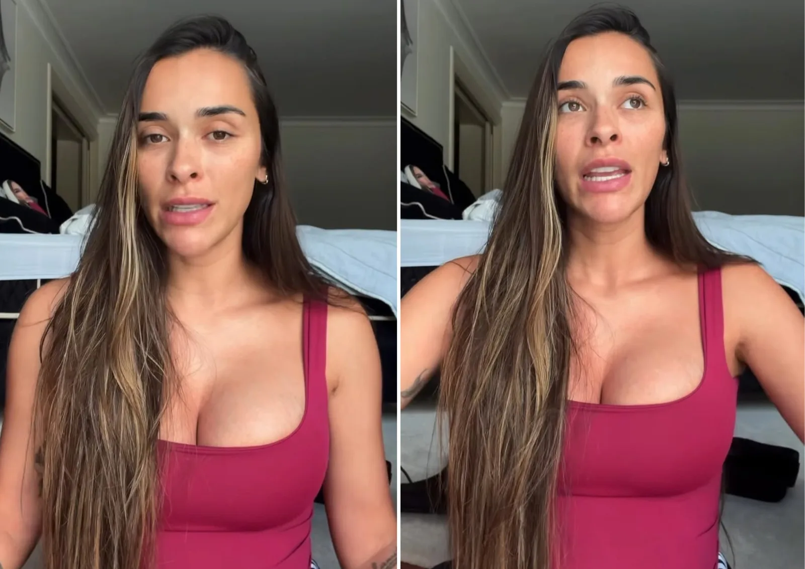 Tainá Militão relata crise de ansiedade no fim da gravidez