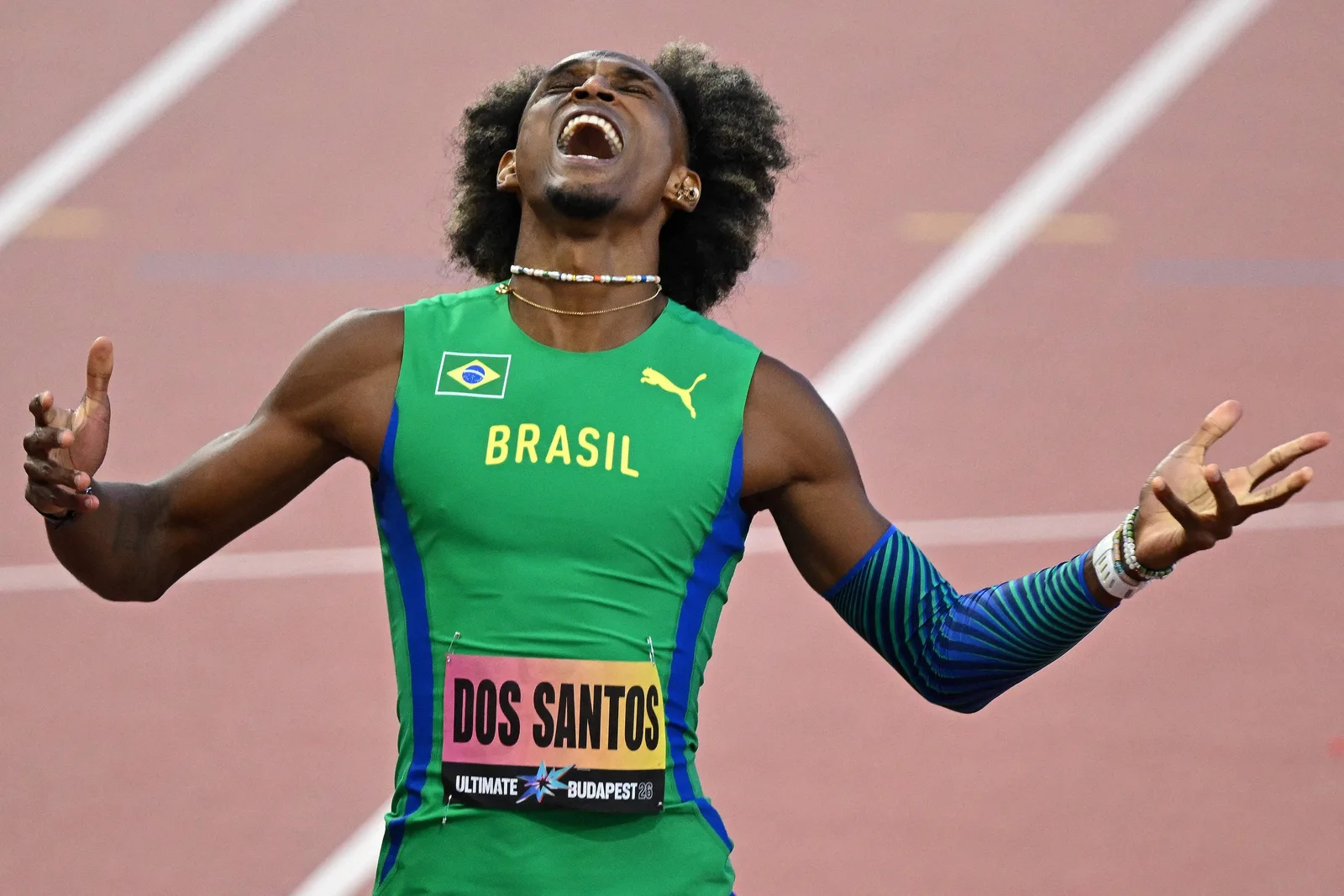 Alison dos Santos vence final dos 400m com barreiras no Ultimate Budapeste