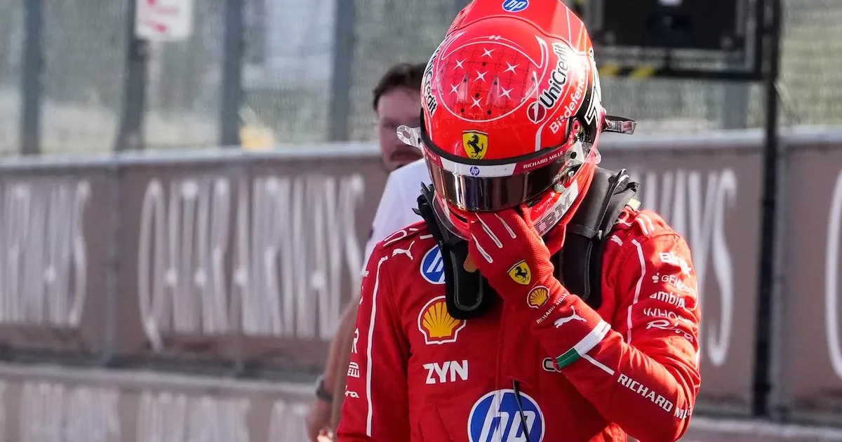 Leclerc preocupa-se com visão após batida em alta velocidade no GP da Itália