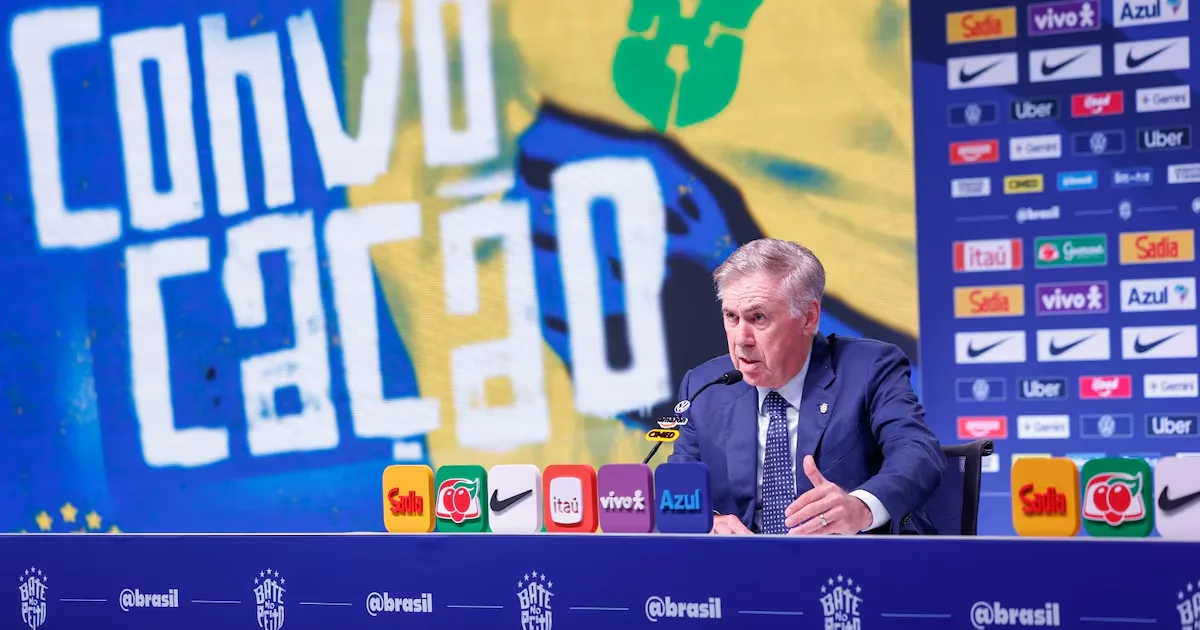 Ancelotti prioriza jovens na Seleção e mantém porta aberta para veteranos