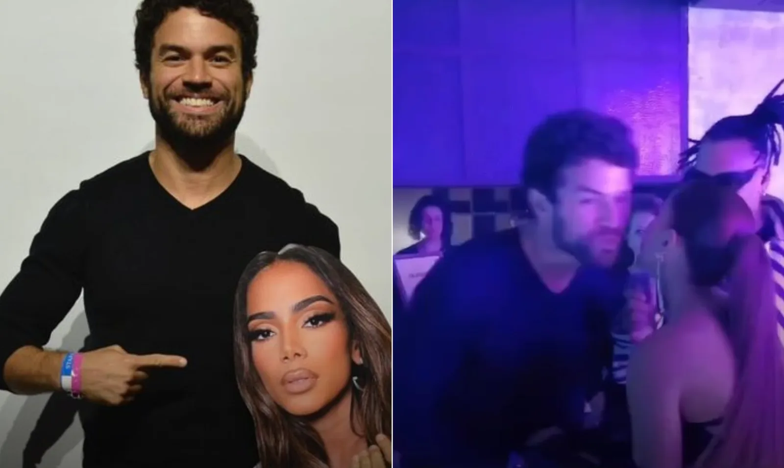 Vitor Gadelha, par de Marisa Orth, foi hostess no aniversário de Anitta