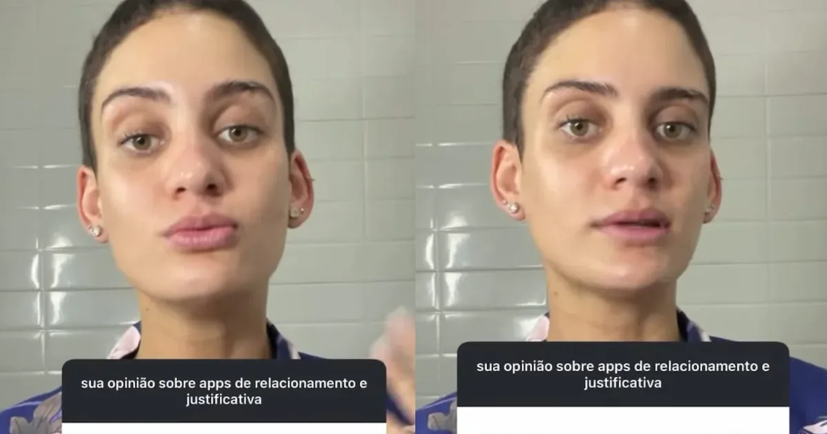 Laura Fernandez diz estar há três semanas longe de apps de relacionamento