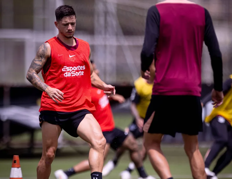 Sete jogadores do Corinthians estão pendurados antes do duelo com o Fluminense