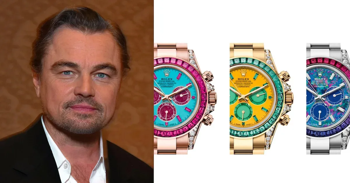 Leilão com DiCaprio e Federer arrecada £ 37,3 milhões com quatro Rolex