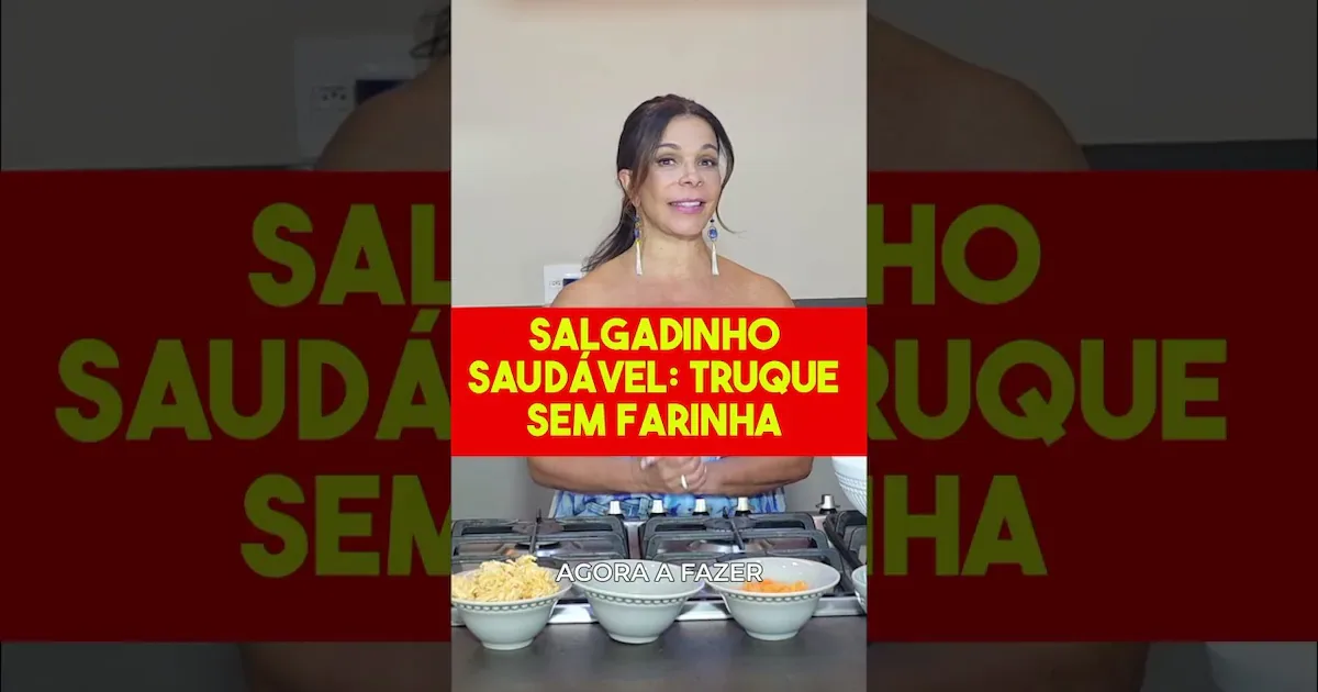 Salgado de batata e frango sem trigo pode ser feito na Airfryer ou no forno