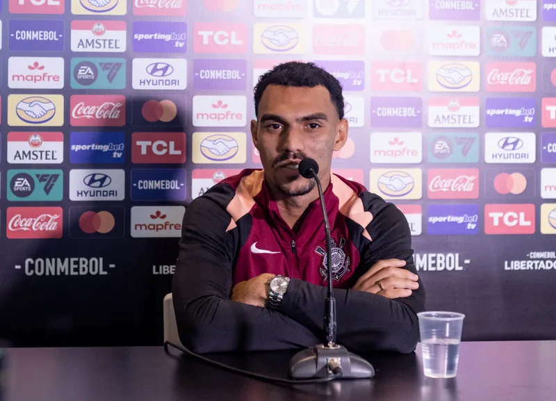 Matheuzinho cobra resposta do Corinthians diante do Estudiantes na Libertadores