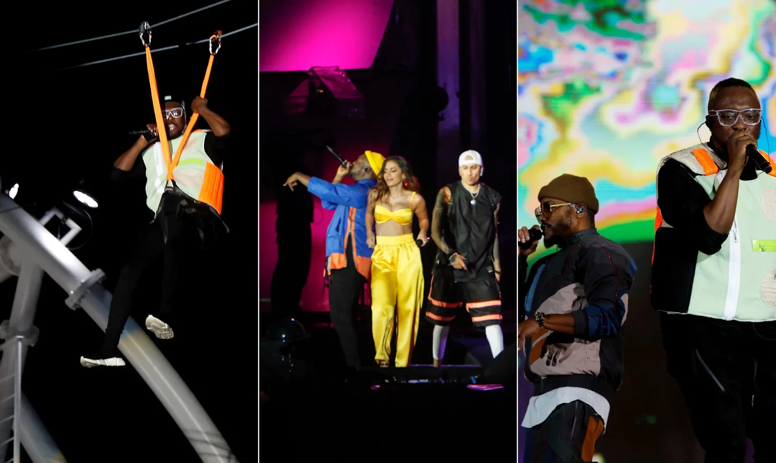 Black Eyed Peas levou Anitta e tirolesa ao Rock in Rio 2019