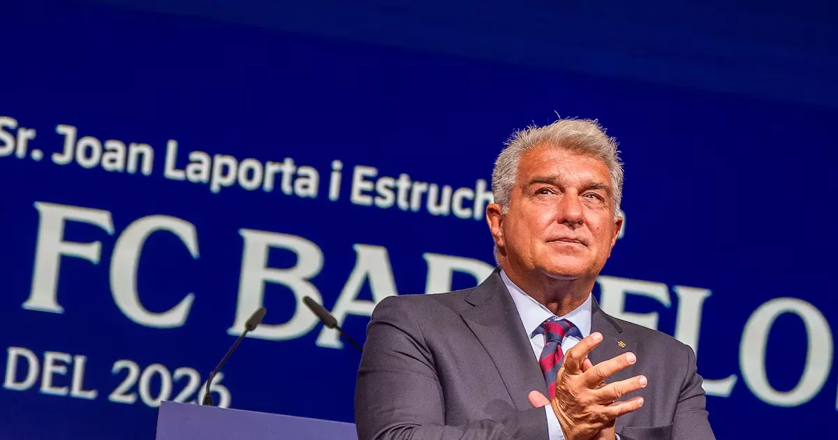 Laporta critica calendário da Fifa após lesão de Raphinha na seleção
