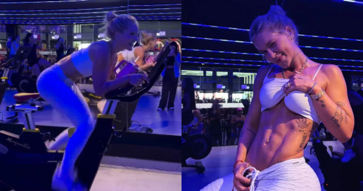 Virginia Fonseca retoma treinos em Goiânia após férias na Espanha