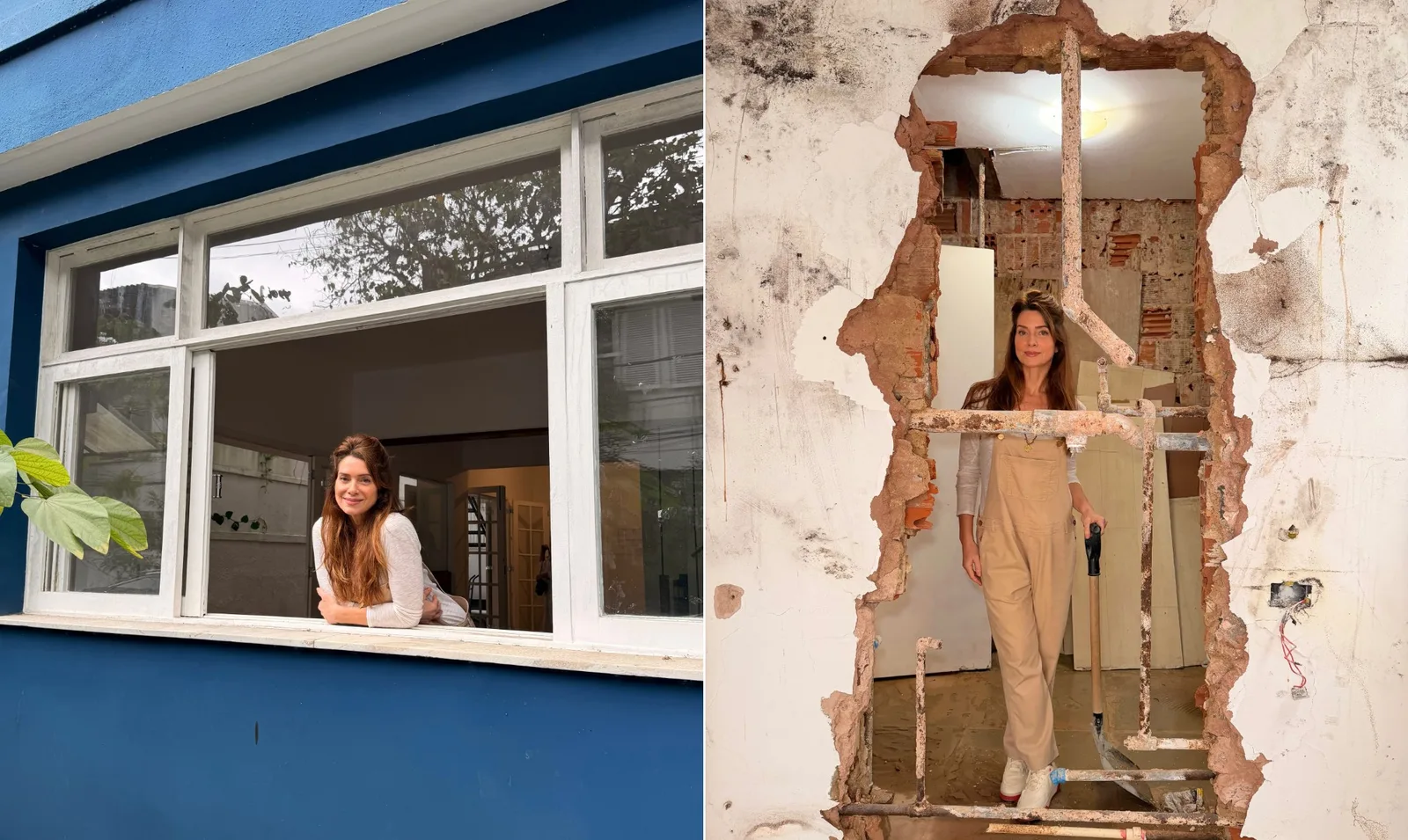 Letícia Spiller inicia obra em casa nova após 30 anos no mesmo bairro