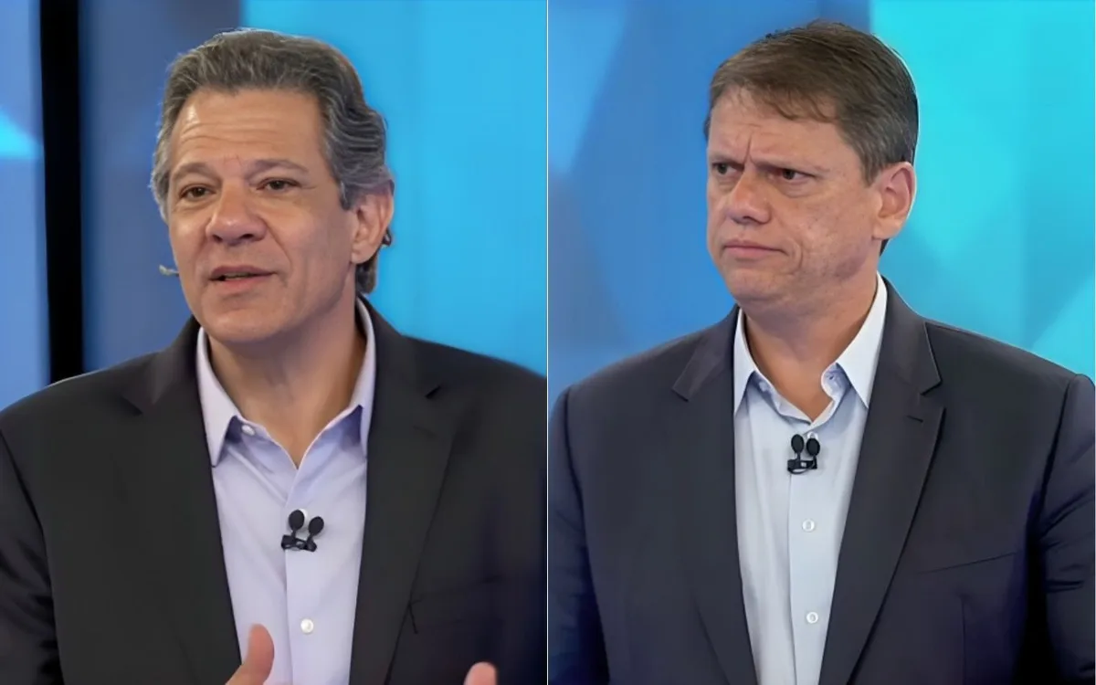 Debate entre Haddad e Tarcísio fica atrás de reprise de novela na audiência