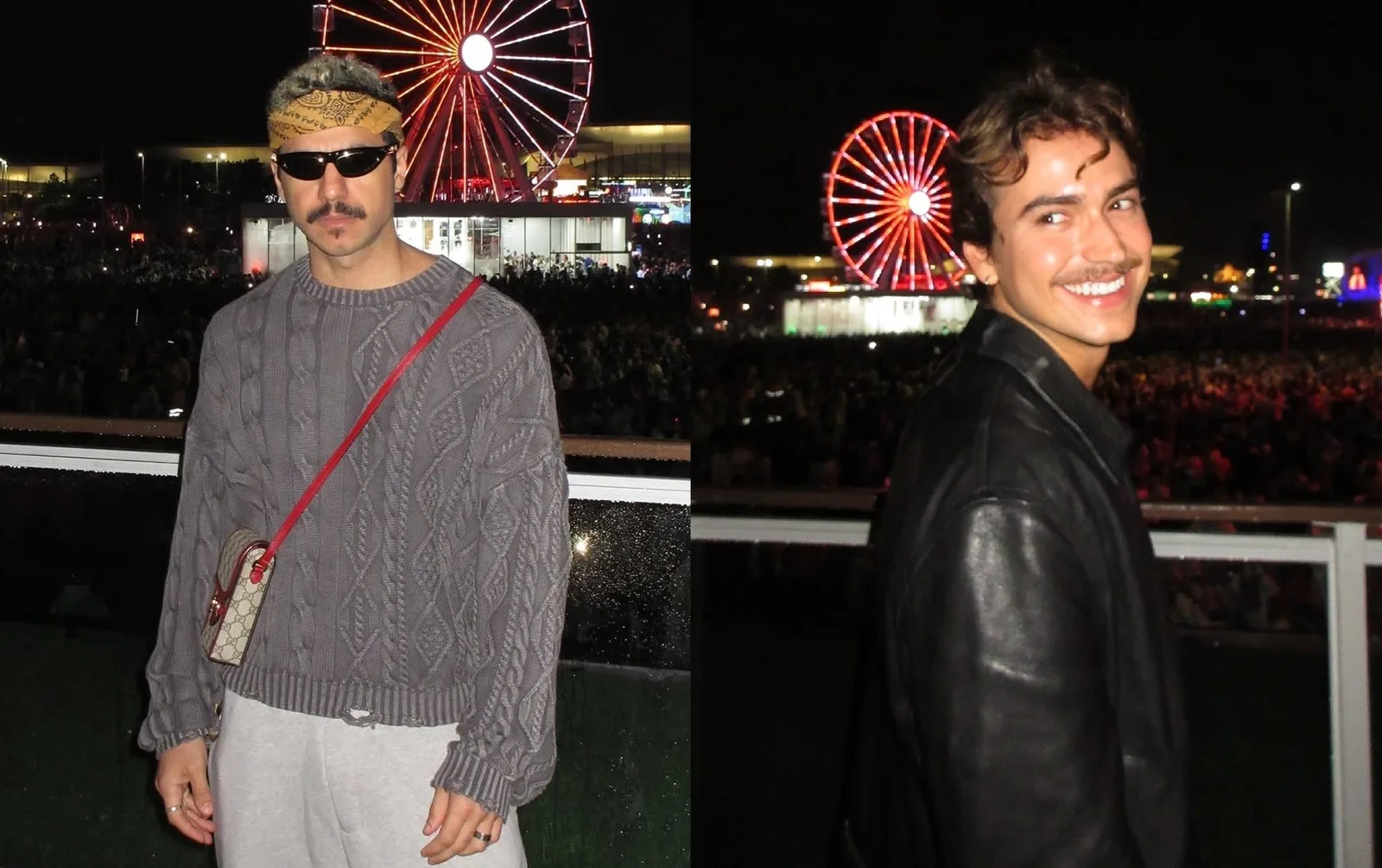 Matheus Lisboa e Henrique Meinke são vistos juntos no Rock in Rio