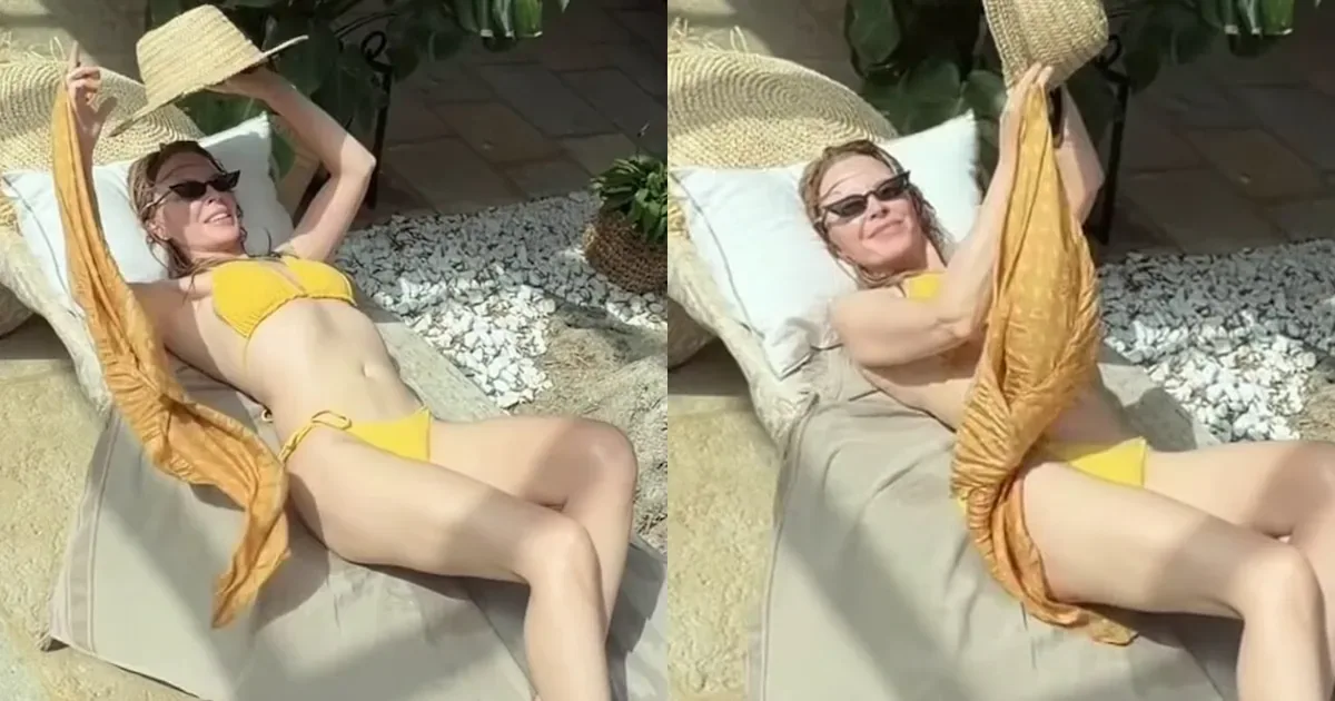 Kylie Minogue deixa a Europa e se prepara para apresentação na Austrália